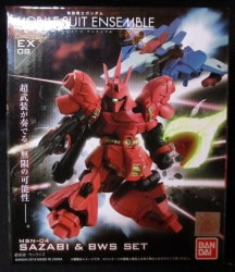 Bandai MOBILE SUIT ENSEMBLE Sazabi and BWS set EX08 รูปภาพ 1