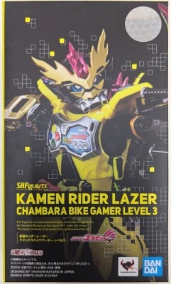 BANDAI SPRITS SHFiguarts Kamen Rider Ex-Aid Kamen Rider Laser Chambara Bike Gamer level 3