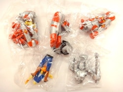 Yujin Denjin Zaborgar Real Figure PART1 Complete 5 Piece Set