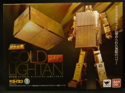 Bandai Soul of Chogokin Gold Lightan 24 gold-plated finish GX32G24 รูปภาพ 1