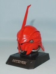 Bandai Gundam Head Collection 4 Beast of Possibility Sinanju Normal base stand 图片 1