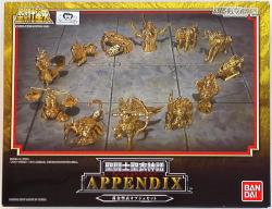 Bandai Saint Seiya Myth Cloth APPENDIX / Appendix Gold Cloth －objet d'art / Tamashii Web Limited Edition image 1