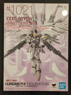 The SPIRITS METAL COMPOSITE BANDAI Wing Gundam Snow White Prelude