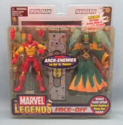 TOYBIZ MARVEL LEGENDS02 FACE-OFF !!) IRON MAN VS MANDARIN (IRON MAN red / yellow VER) imagen 1