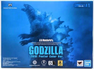 Bandai S.H.MonsterArts Godzilla: King of the Monsters (2019) Poster Color Ver. (Blu-ray not included) imagen 1