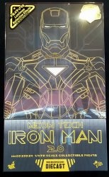 HOTTOYS MOVIE MASTERPIECE DIECAST NEON TECH IRON MAN 2.0 MMS523
