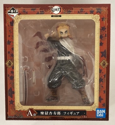 Bandai Spirits Ichiban Kuji Demon Slayer: Kimetsu no Yaiba the Movie: Mugen Train A-Prize Kyojuro Rengoku Figure