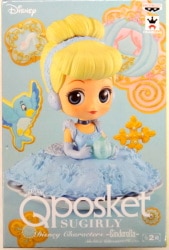 Banpresto - q Posket SUGIRLY Disney Characters Cinderella Cinderella (light blue) 이미지 1