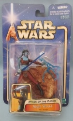 Tomy - Star Wars / Episode 2 (Attack OF THE Clones) '03 / #11 Collection 2 Aayla Secura / Jedi Knight 3.5 Inch