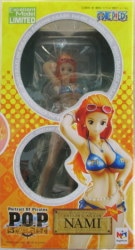 MegaHouse POP One Piece Sailing Again Nami Crimin ver . without book Bonus Item image 1