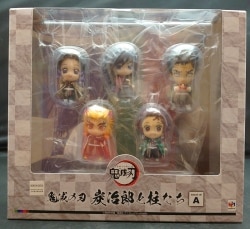 Megahouse Demon Slayer: Kimetsu no Yaiba Tanjiro and the Pillars Mascot set A image 1