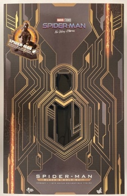 HOTTOYS MOVIE MASTERPIECE SPIDER MAN / BLACK & GOLD SUIT MMS604 รูปภาพ 1