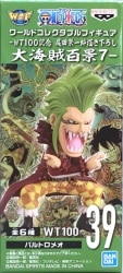 Bandai Spirits World Collectable Figure WT100 Commemoration Eiichiro Oda Drawing Down Great Pirate Hyakkei 7 39 Bartolomeo รูปภาพ 1