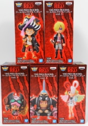 Bandai Spirits World Collectable Figures vol.1/ONE PIECE FILM RED Complete 5 Piece Set