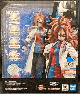 BANDAI SPIRITS SHFiguarts Dragon Ball Fighterz Android 21 (Lab Coat)