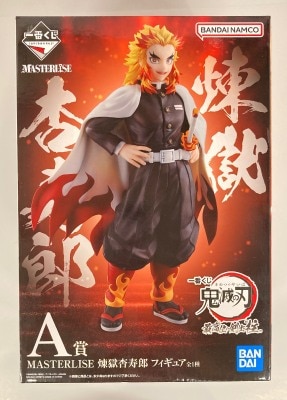 Bandai Spirits Ichiban Kuji Demon Slayer: Kimetsu no Yaiba Highest Ranking Swordsman Pillar A-Prize Kyojuro Rengoku MASTERLISE Figure