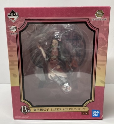 Bandai Spirits Ichiban Kuji Demon Slayer: Kimetsu no Yaiba Spirit B Prize Kamado Nezuko LAYER SCAPE Figure รูปภาพ 1