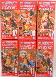 BANDAI SPIRITS WCF One Piece Great Pirates 100 Scenes 2 Complete 6 Type Set