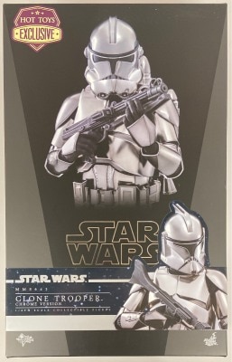 HOTTOYS MOVIE MASTERPIECE CLONE TROOPER / CHROME VERSION MMS643
