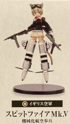 Konami Mecha Musume 03 Repaint Ver Spitfire Mk.Ⅴ/ Mecha Musume 03 (Repaint Ver) 137583 이미지 1