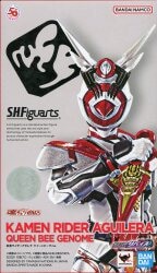 BANDAI SPIRITS SHFiguarts Kamen Rider Revise Kamen Rider Aguilera Queen Bee Genome Bild 1