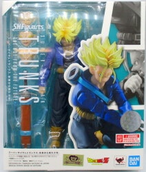 BANDAI SPIRITS SHFiguarts Dragon Ball Z Super Saiyan Trunks -The Mirai Kara Kita Shonen- gambar 1