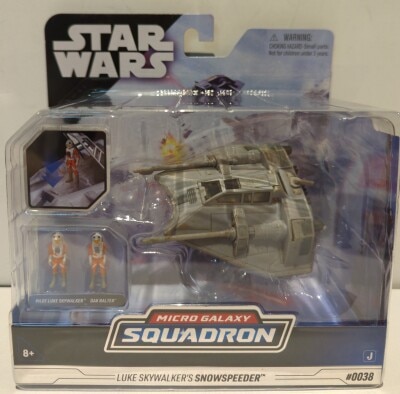 JAZWARES SERIES 2 / MICRO GALAXY SQUADRON LUKE SKYWALKERS SNOWSPEEDER 0038 imagen 1