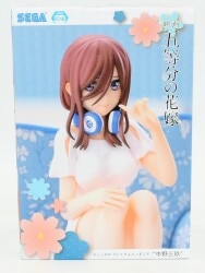 Sega Choconose Premium Figure Movie "The Quintessential Quintuplets" Nakano Miku gambar 1