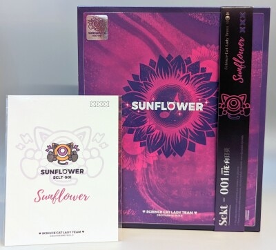 Big Firebird Build Science Cat Lady Team 1st Series : SCLT-001 Sunflower With The First Edition Bonus Item Bild 1