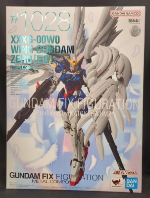 BANDAI SPIRITS GUNDAM FIX FIGURATION METAL COMPOSITE New Mobile Suit Gundam Wing Endless Waltz Wing Gundam Zero (EW version) Noble Color Ver. #1028 รูปภาพ 1