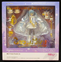 MAX FACTORY Figma Character Vocal Series 01 Hatsune Miku Snow Miku Snow Parade EX-060 Bild 1