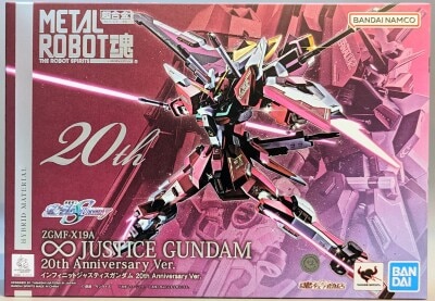 반다이 스피릿츠 기동전사 건담 SEED DESTINY METAL Robot Spirits<side ms=""> 인피니트 저스티스 건담 20주년 기념 Ver.</side> 이미지 1