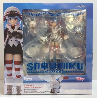 Max FACTORY Figma Character Vocal Series 01 Hatsune Snow Miku Grand Voyage ver. EX-066 imagen 1