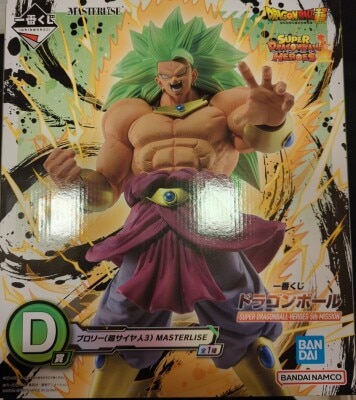 Bandai Spirits Ichiban Kuji Dragon Ball SUPER DRAGONBALL HEROES 5th MISSION D-Prize Broly (Super Saiyan 3) MASTERLISE รูปภาพ 1