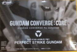 BANDAI Fusion Works (FW) Gundam Converge CORE Perfect Strike Gundam 7