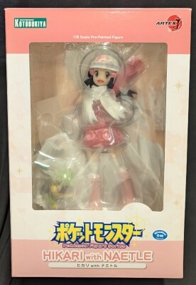 Kotobukiya ArtFX J Hikari with Turtwig PVC gambar 1