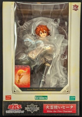 Kotobukiya Yu-Gi-Oh! Card Game Monster figure collection Fire Spirit User Heta with Kotobukiya exclusive With Bonus PVC 画像 1