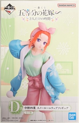 Bandai Spirits Ichiban Kuji The Quintessential Quintuplets ∽ Time for Just the Two of Us D-Prize Nakano Yotsuba Snow Loo Mu Figure