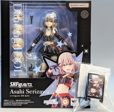 BANDAI SPIRITS SHFiguarts "The Idolmaster" series Asahi Serizawa with Asobi Store With Bonus