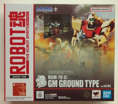 Bandai Namco Robot Spirits ＜ SIDE MS ＞ Mobile Suit Gundam The 08th MS Team RGM-79(G) GM Ground Type ver. ANIME Bandai Namco version gambar 1