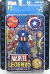 HASBRO 1 SERIES CAPTAIN AMERICA 6 inch