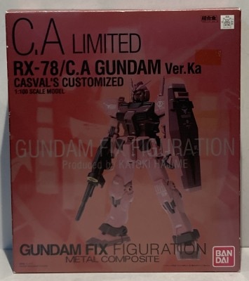 반다이 건담 픽스 피규레이션 메탈 컴포지트 기동전사 건담 RX-78/CA 건담 ver.캐스발 익스클루시브 리미티드 이미지 1