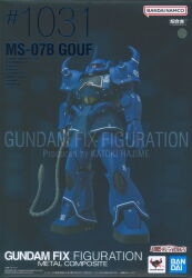 Bandai Spirits GUNDAM FIX FIGURATION METAL COMPOSITE Mobile Suit Gundam MS-07B Gouf #1031 รูปภาพ 1