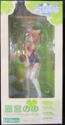 Kotobukiya Yotsunoha Nekomiya Nono Cat Ears Swimsuit Over Knee Socks PVC gambar 1