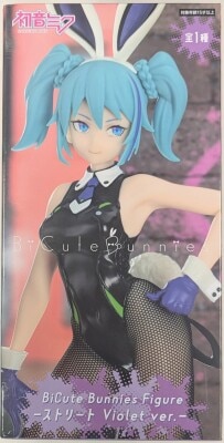 FuRyu BiCute Bunnies Figure VOCALOID Hatsune Miku Street Violet ver.