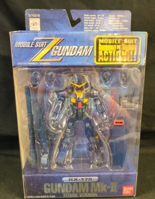 Bandai Mobile Suit (MS) in Action!! /MIA Mobile Suit Zeta Gundam Gundam Mk-II Titans version Unit 1