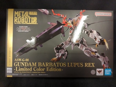 BANDAISPIRITS METAL Robot Spirits Mobile Suit Gundam: Iron-Blooded Orphans Gundam Barbatos Lupus Rex Limited Color Edition