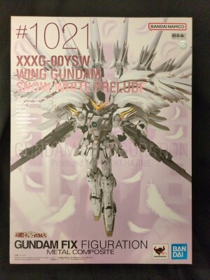 BANDAI SPIRITS GUNDAM FIX FIGURATION METAL COMPOSITE Wing Gundam Snow White Prelude (resale version) #1021