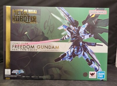 BANDAI SPIRITS METAL ROBOT Mobile Suit Gundam SEED DESTINY Freedom Gundam (Real Type Color)