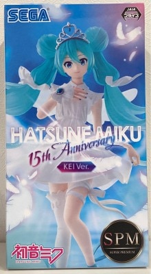 Sega Hatsune Miku Series Super Premium Figure VOCALOID Hatsune Miku 15thAnniversary KEIVer. Bild 1